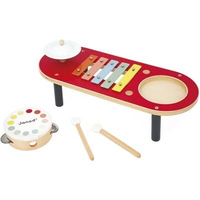 Janod Mesa Musical de Madera Instrumento Musical para niños Juguete de imitación y estimulación Musical A Partir de 18 Meses Janod Mesa Musical de Madera Instrumento Musical para niños Juguete de imitación y estimulación Musical A Partir de 18 Meses