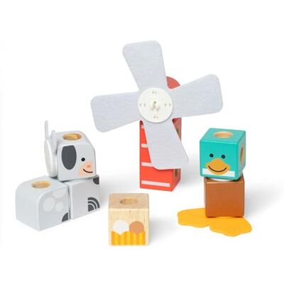 Melissa & Doug Set De Juegos Amigos De La Granja: Bloques De Construcción Niños De Animales Juguetes Niños 2 Años O Más con 16 Piezas De Madera Regalo Niño 2 Años O Más Melissa & Doug Set De Juegos Amigos De La Granja: Bloques De Construcción Niños De Animales Juguetes Niños 2 Años O Más con 16 Piezas De Madera Regalo Niño 2 Años O Más
