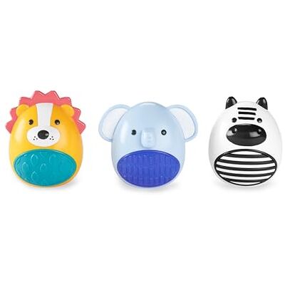 Skip Hop Baby Toy Maracas Jungle Beats Egg Shaker Juego de 3 Piezas Skip Hop Baby Toy Maracas Jungle Beats Egg Shaker Juego de 3 Piezas