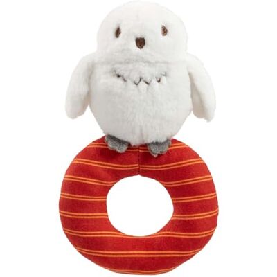 Rainbow Designs Sonajero de peluche para bebés de Harry Potter Hedwig, juguete sensorial suave para recién nacidos, adecuado desde el nacimiento, sonajero para el desarrollo temprano, tiempo de juego Rainbow Designs Sonajero de peluche para bebés de Harry Potter Hedwig, juguete sensorial suave para recién nacidos, adecuado desde el nacimiento, sonajero para el desarrollo temprano, tiempo de juego