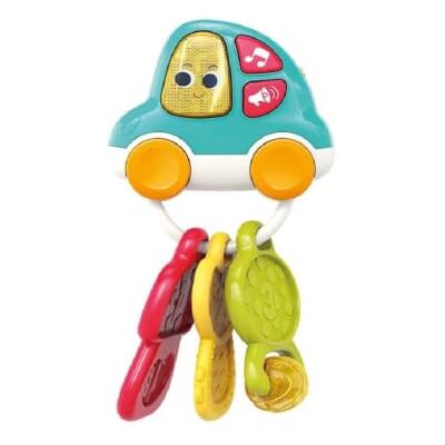 HOLA Llaves Bebé de Juguete Luces y Sonidos Realistas de Coches y +20 melodías Juguete Musical Sensorial Infantil Mordedor Bebe Juego Estimulación Regalo para Niños a partir de 9 meses HOLA Llaves Bebé de Juguete Luces y Sonidos Realistas de Coches y +20 melodías Juguete Musical Sensorial Infantil Mordedor Bebe Juego Estimulación Regalo para Niños a partir de 9 meses