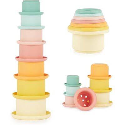 BIECO Cubos Apilables Bebe de Silicona Tropical Vibes Vasos Apilables para Bebes 1 Año Juguetes Sensoriales para Niños de 1 Años Regalo para Niña Juegos Bebe 1 Año Juguete Montessori BIECO Cubos Apilables Bebe de Silicona Tropical Vibes Vasos Apilables para Bebes 1 Año Juguetes Sensoriales para Niños de 1 Años Regalo para Niña Juegos Bebe 1 Año Juguete Montessori