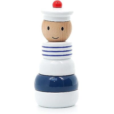 Vilac Sailor Stacking Toy Marine Nationale Vilac Sailor Stacking Toy Marine Nationale