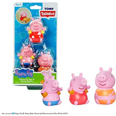 Bizak Toomies de , Familia Peppa Pig Salpicar en el Baño, Juguete de Baño, Rociadores de Agua, Incluye a Toda la Familia Peppa Pig Bizak Toomies de , Familia Peppa Pig Salpicar en el Baño, Juguete de Baño, Rociadores de Agua, Incluye a Toda la Familia Peppa Pig