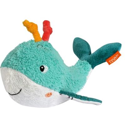 Fehn Juguete de baño Ballena – Animal Flotante de Tela para bebé Juguete acuático para variar los juegos y divertirse en la bañera, para bebés y niños desde el nacimiento Fehn Juguete de baño Ballena – Animal Flotante de Tela para bebé Juguete acuático para variar los juegos y divertirse en la bañera, para bebés y niños desde el nacimiento