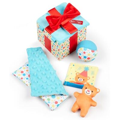 Melissa & Doug – Juguete para bebés de Caja de Regalos de Sorpresa de Madera (5 Piezas) Certificados FSC Melissa & Doug – Juguete para bebés de Caja de Regalos de Sorpresa de Madera (5 Piezas) Certificados FSC