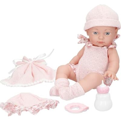 ColorBaby Muñeco bebé, Cuerpo articulado, Mide 30 cm, con Ropa y Accesorios para Jugar, Biberón, Sonajero, Muñecas para niñas, Juguetes niños 2 años, envío Aleatorio () ColorBaby Muñeco bebé, Cuerpo articulado, Mide 30 cm, con Ropa y Accesorios para Jugar, Biberón, Sonajero, Muñecas para niñas, Juguetes niños 2 años, envío Aleatorio ()
