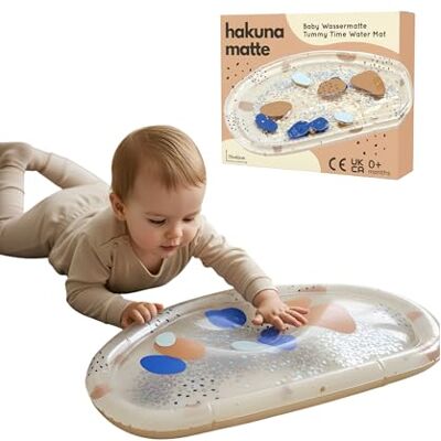 Hakuna Matte Colchoneta de agua para bebé, 73 x 42 cm, Tummy Time a partir de 3, 6 y 9 meses, juguete sensorial para bebé con purpurina, estera de juego de agua Montessori, juguete boca abajo, acuario Hakuna Matte Colchoneta de agua para bebé, 73 x 42 cm, Tummy Time a partir de 3, 6 y 9 meses, juguete sensorial para bebé con purpurina, estera de juego de agua Montessori, juguete boca abajo, acuario