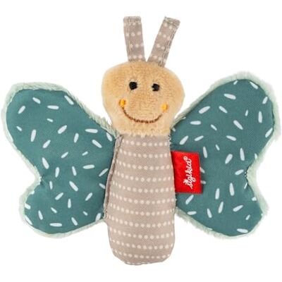 Sigikid 43372 - Sonajero Mariposa - Amarillo Petróleo - Mezcla de Materiales - 9 cm Sigikid 43372 - Sonajero Mariposa - Amarillo Petróleo - Mezcla de Materiales - 9 cm