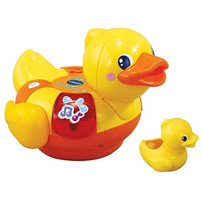 VTech Agua animalitos Pequeño Patito, Pato para bañera, Juguete electrónico para Jugar en la Hora del baño, Incluye Voces, Sonidos, Luces y Canciones (34) VTech Agua animalitos Pequeño Patito, Pato para bañera, Juguete electrónico para Jugar en la Hora del baño, Incluye Voces, Sonidos, Luces y Canciones (34)