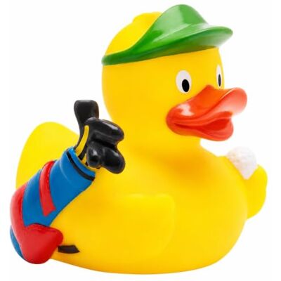 Duckshop I Patito de baño Golf I Patito chirriante I L9,5 cm I Regalo para golfistas I Presente coleccionista Duckshop I Patito de baño Golf I Patito chirriante I L9,5 cm I Regalo para golfistas I Presente coleccionista