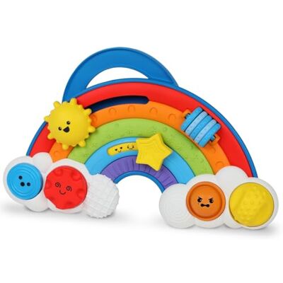 Learning Resources Tablero de Actividades Arcoíris, Juguete Sensorial y de Motricidad Fina, Desde 18 Meses Learning Resources Tablero de Actividades Arcoíris, Juguete Sensorial y de Motricidad Fina, Desde 18 Meses