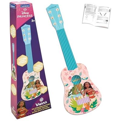 LEXIBOOK , Vaiana Mi Primera Guitarra, LEXIBOOK , Vaiana Mi Primera Guitarra,