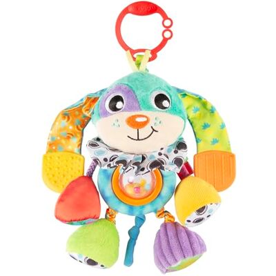 Playgro Amigo de Actividades Doofy Dog – Juguete Sensorial para Bebés con Sonajero, Mordedor, Colores Contraste y Clip Portátil Playgro Amigo de Actividades Doofy Dog – Juguete Sensorial para Bebés con Sonajero, Mordedor, Colores Contraste y Clip Portátil