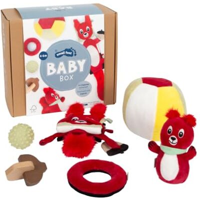 small foot Baby Box 4–6 Meses, Juguetes para Bebé Adaptados a la Edad, Desde 4 Meses small foot Baby Box 4–6 Meses, Juguetes para Bebé Adaptados a la Edad, Desde 4 Meses