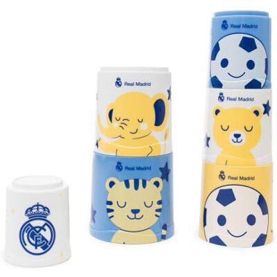 Miniland Real Madrid Cubos Apilables para Bebés Juego Estimulación Temprana con Colores Contrastados y Diseño Madridista Desarrolla Coordinación y Lógica para Niños y Niñas de 0 a 3 Años Miniland Real Madrid Cubos Apilables para Bebés Juego Estimulación Temprana con Colores Contrastados y Diseño Madridista Desarrolla Coordinación y Lógica para Niños y Niñas de 0 a 3 Años