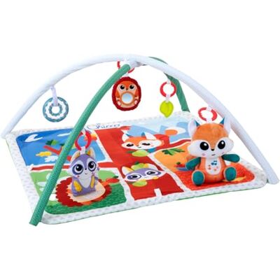 Chicco Descansa y Juega, Gimnasio Multifunción con Arco para Bebés, Manta de Actividades, 5 Muñecos Colgantes Extraíbles, Zorro de Peluche, Música Relajante y Luces Suaves – Juguetes Bebé 0+ Meses Chicco Descansa y Juega, Gimnasio Multifunción con Arco para Bebés, Manta de Actividades, 5 Muñecos Colgantes Extraíbles, Zorro de Peluche, Música Relajante y Luces Suaves – Juguetes Bebé 0+ Meses