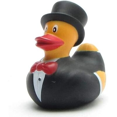 Duckshop Patito de baño para novio, patito chirrido, longitud: 6 cm, boda, multicolor Duckshop Patito de baño para novio, patito chirrido, longitud: 6 cm, boda, multicolor