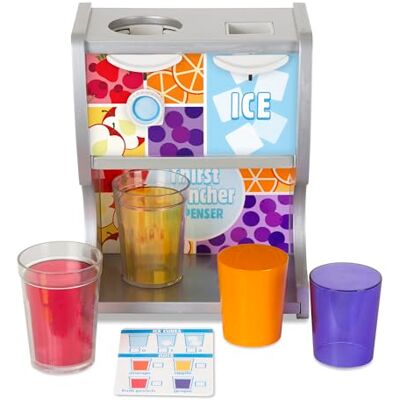 Melissa & Doug Dispensador de Bebidas de Juguete de Madera con Accesorios, Juguete Creativo, Juego de imitación, Juguete Montessori, Regalo para niños y niñas de 3 4 5 6 7 Años Certificados FSC Melissa & Doug Dispensador de Bebidas de Juguete de Madera con Accesorios, Juguete Creativo, Juego de imitación, Juguete Montessori, Regalo para niños y niñas de 3 4 5 6 7 Años Certificados FSC