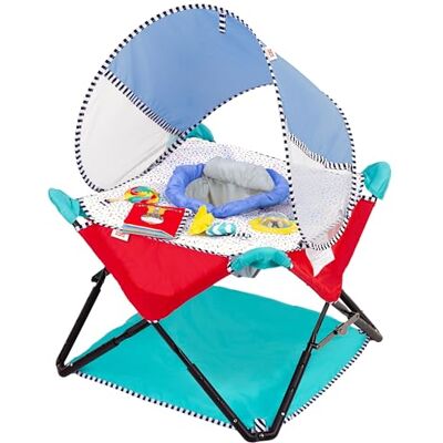 Bright Starts , Saltador Interactivo Portátil Pop 'N Jump, Dulces Golosinas, para Uso en Interiores y Exteriores, Incluye 4 Juguetes Sensoriales, para Bebés de 6 a 12 Meses Bright Starts , Saltador Interactivo Portátil Pop 'N Jump, Dulces Golosinas, para Uso en Interiores y Exteriores, Incluye 4 Juguetes Sensoriales, para Bebés de 6 a 12 Meses