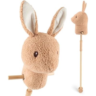 BIECO Caballito de juguete para niños Conejo Fino Caballito de madera para niños Caballito de juguete con ruedas Caballo de madera con palo Caballitos de madera bonitos para niños Caballito BIECO Caballito de juguete para niños Conejo Fino Caballito de madera para niños Caballito de juguete con ruedas Caballo de madera con palo Caballitos de madera bonitos para niños Caballito