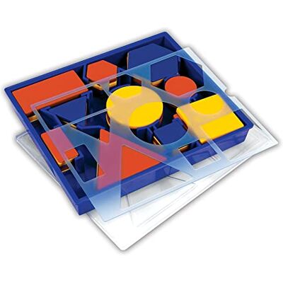Learning Resources - Set de Bloques lógicos de plástico con atributos para Jugar sobre la Mesa, Color () Learning Resources - Set de Bloques lógicos de plástico con atributos para Jugar sobre la Mesa, Color ()