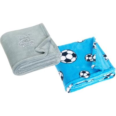 Playshoes Juego de 2 Mantas de Forro Polar para bebé, Extra Suave y cálida, versátil Playshoes Juego de 2 Mantas de Forro Polar para bebé, Extra Suave y cálida, versátil