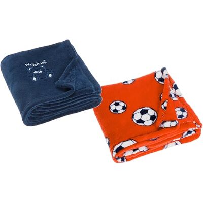 Playshoes Juego de 2 Mantas de Forro Polar para bebé, Extra Suave y cálida, versátil Playshoes Juego de 2 Mantas de Forro Polar para bebé, Extra Suave y cálida, versátil