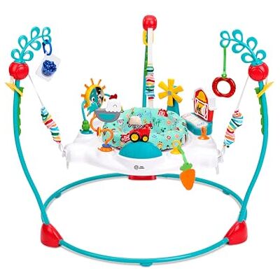 Baby Einstein , Farm Explorers Centro de Actividades 2 en 1, Saltador Bebe con Juguetes Interactivos, Música, Luces y Sonidos, para bebés de 6 a 12 Meses Baby Einstein , Farm Explorers Centro de Actividades 2 en 1, Saltador Bebe con Juguetes Interactivos, Música, Luces y Sonidos, para bebés de 6 a 12 Meses