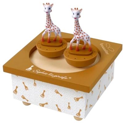 Trousselier Sophie la jirafa Caja de música para el nacimiento, 2 figuras extraíbles, funcionamiento sencillo, música Piano Sonata de Mozart – Colorori Caramel Trousselier Sophie la jirafa Caja de música para el nacimiento, 2 figuras extraíbles, funcionamiento sencillo, música Piano Sonata de Mozart – Colorori Caramel
