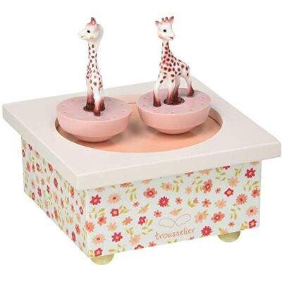 Trousselier Sophie la Jirafa Caja musical de madera magnética, diseño Vía Láctea Trousselier Sophie la Jirafa Caja musical de madera magnética, diseño Vía Láctea