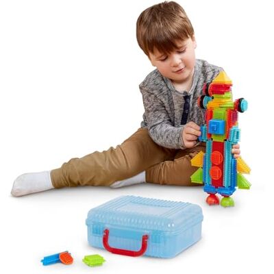 Battat Maletín del Constructor Básico Bloques de construcción encajables 50 piezas y maletín Juego STEM para niños pequeños Juguete educativo 2 años + Battat Maletín del Constructor Básico Bloques de construcción encajables 50 piezas y maletín Juego STEM para niños pequeños Juguete educativo 2 años +