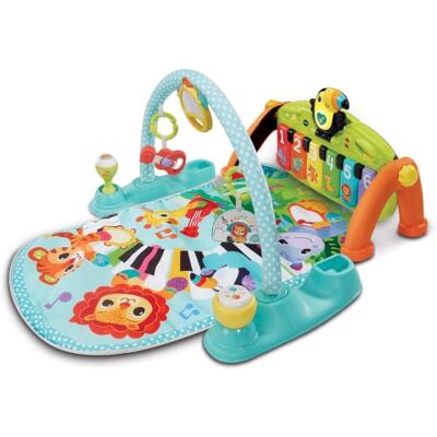 VTech -Baby Mantita y Gimnasio 5 en 1 Pataditas Musicales, Gimnasio evolutivo para bebés +0 Meses, Versión ESP VTech -Baby Mantita y Gimnasio 5 en 1 Pataditas Musicales, Gimnasio evolutivo para bebés +0 Meses, Versión ESP