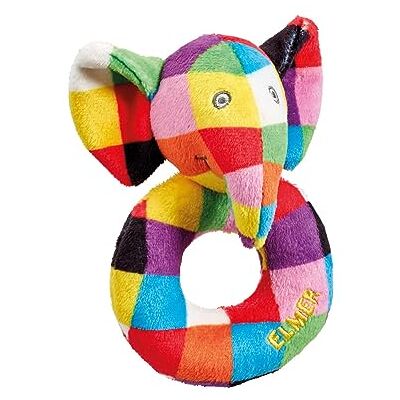 Rainbow Designs Elmer Ring Rattle Rainbow Designs Elmer Ring Rattle