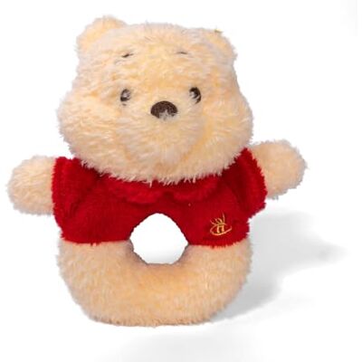 Simba Sonajero de Peluche de Winnie The Pooh de Disney, 18 cm, 100% Reciclado, Juguete Suave para bebé con función de Ruido, a Partir de 0 Meses Simba Sonajero de Peluche de Winnie The Pooh de Disney, 18 cm, 100% Reciclado, Juguete Suave para bebé con función de Ruido, a Partir de 0 Meses