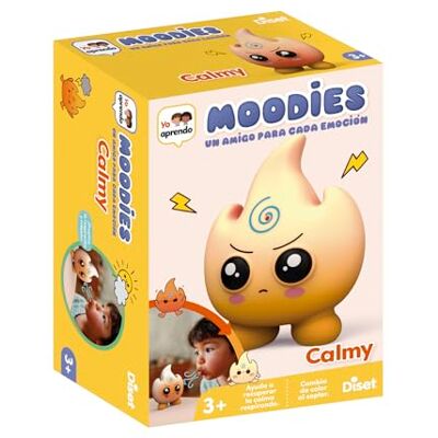 Diset Yo Aprendo Moodies Calmy, Compañero de Emociones, para Niños Pequeños Muñeco Electrónico para una educación positiva – Respiración guiada y ayuda a calmarse A partir de 3 años Diset Yo Aprendo Moodies Calmy, Compañero de Emociones, para Niños Pequeños Muñeco Electrónico para una educación positiva – Respiración guiada y ayuda a calmarse A partir de 3 años