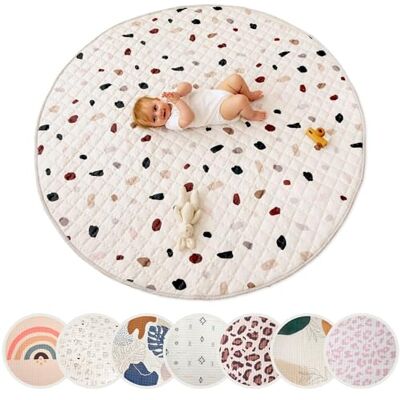 Hakuna Matte Manta de Bebé Grande para Juegos de 150cm Alfombra de Juego con Confetti para Recién Nacidos Manta de Bebé con Soporte Antideslizante para Gatear y Jugar Hakuna Matte Manta de Bebé Grande para Juegos de 150cm Alfombra de Juego con Confetti para Recién Nacidos Manta de Bebé con Soporte Antideslizante para Gatear y Jugar