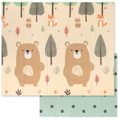 Sweety Fox Alfombra Bebe Acolchada Plegable Alfombra Bebe 150x180x1cm Alfombra Infantil Reversible, Plegable e Impermeable Colchoneta Bebe Suelo para Jugar Tapete Bebe Oso Sweety Fox Alfombra Bebe Acolchada Plegable Alfombra Bebe 150x180x1cm Alfombra Infantil Reversible, Plegable e Impermeable Colchoneta Bebe Suelo para Jugar Tapete Bebe Oso