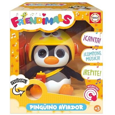 Educa Pingüino Aviador bailarín Interactivo Friendimals Canta, Compone música y Repite tu Voz Diversión tiva para niños A Partir de 3 4 5 años () Educa Pingüino Aviador bailarín Interactivo Friendimals Canta, Compone música y Repite tu Voz Diversión tiva para niños A Partir de 3 4 5 años ()