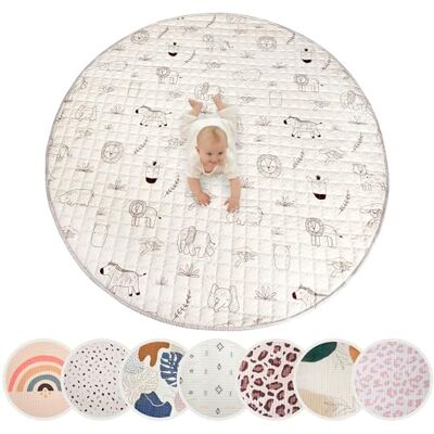 Hakuna Matte Colchoneta acolchada para gatear Hakuna de 150 cm Colchoneta para gatear extra suave y gruesa de 1,5 cm en un bonito diseño unisex Colchoneta para bebé con base antideslizante para gatear y jugar Hakuna Matte Colchoneta acolchada para gatear Hakuna de 150 cm Colchoneta para gatear extra suave y gruesa de 1,5 cm en un bonito diseño unisex Colchoneta para bebé con base antideslizante para gatear y jugar
