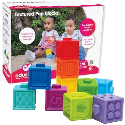 BSM Edushape - Cubos Sensoriales Flexibles Formas y Colores Juguete de Primera Edad, Multicolor () BSM Edushape - Cubos Sensoriales Flexibles Formas y Colores Juguete de Primera Edad, Multicolor ()