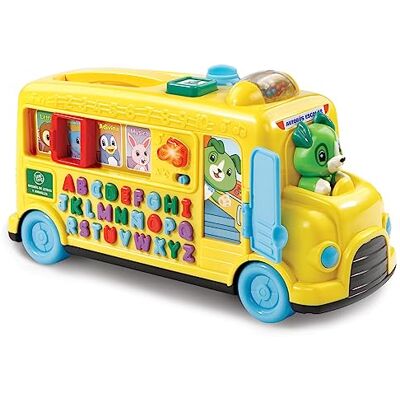 VTech Leapfrog Autobús de Letras y Animales, Juguete Interactivo para niños +1 año, Aprende a Leer, el Alfabeto, Versión ESP VTech Leapfrog Autobús de Letras y Animales, Juguete Interactivo para niños +1 año, Aprende a Leer, el Alfabeto, Versión ESP