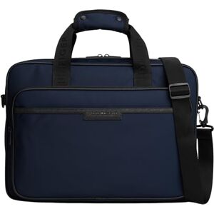 Tommy Hilfiger Maletín para portátil Hombre Repreve con correa para trolley, Azul (Space Blue), Talla Única Tommy Hilfiger Maletín para portátil Hombre Repreve con correa para trolley, Azul (Space Blue), Talla Única