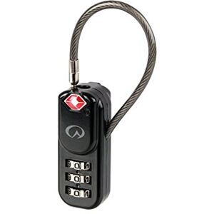 Lifeventure Candado de Cable Aprobado por la TSA, candado de Cable de Seguridad de aleación de Zinc Resistente de 3 dígitos, candado de código para Maleta, Equipaje, casillero de Gimnasio Lifeventure Candado de Cable Aprobado por la TSA, candado de Cable de Seguridad de aleación de Zinc Resistente de 3 dígitos, candado de código para Maleta, Equipaje, casillero de Gimnasio