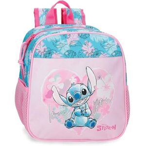 Mochila Rosa de Poliéster Heart Stitch Disney - Mochila Mochila Rosa de Poliéster Heart Stitch Disney - Mochila