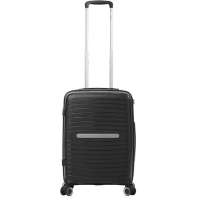 TOTTO Maleta Trolley Cabina, Modelo Wave, 38 x 56 x 22 cm, Capacidad 33 L, Resistencia a Impactos, Ruedas Dobles 360º, Manija Telescópica, Correas Compresión Internas, Candado TSA, Color Negro TOTTO Maleta Trolley Cabina, Modelo Wave, 38 x 56 x 22 cm, Capacidad 33 L, Resistencia a Impactos, Ruedas Dobles 360º, Manija Telescópica, Correas Compresión Internas, Candado TSA, Color Negro