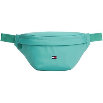 Tommy Hilfiger Riñonera Infantil Unisex Essential Bumbag con Cierre de Clip, Turquesa (Bahama Green), Talla Única Tommy Hilfiger Riñonera Infantil Unisex Essential Bumbag con Cierre de Clip, Turquesa (Bahama Green), Talla Única
