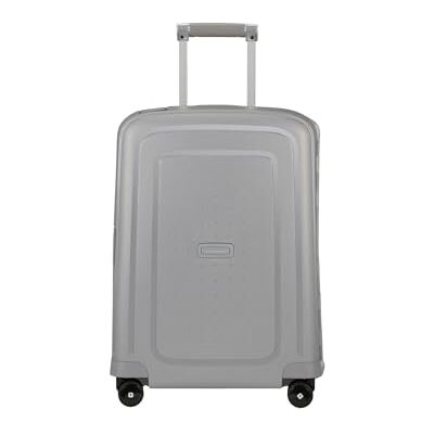Samsonite S'Cure Spinner S, Equipaje de Mano, S (55 cm), 34 L, Plateado (Silver) Samsonite S'Cure Spinner S, Equipaje de Mano, S (55 cm), 34 L, Plateado (Silver)