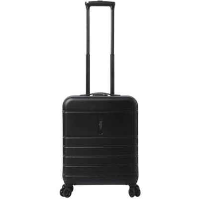 TOTTO Maleta Trolley Cabina, Modelo Prop S, 45.8 x 62.2 x 26 cm, Capacidad 38L, Resistencia a Impactos, Ruedas 360º, Manija Telescópica, Correas Internas, Candado 3 Dígitos, Color Negro TOTTO Maleta Trolley Cabina, Modelo Prop S, 45.8 x 62.2 x 26 cm, Capacidad 38L, Resistencia a Impactos, Ruedas 360º, Manija Telescópica, Correas Internas, Candado 3 Dígitos, Color Negro