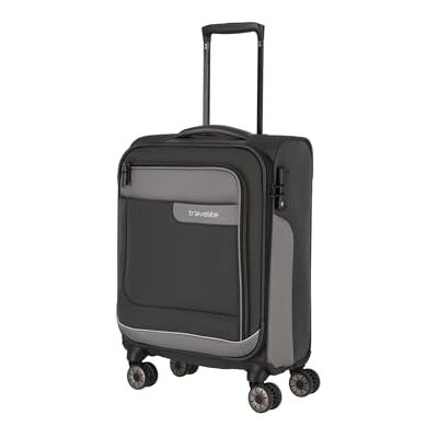 travelite Maleta de Mano con 4 Ruedas, Carcasa Blanda Hecha de Material Reciclado, Cumple con la Norma IATA, Serie VIIA: Carro con función de Enganche y protección de Bordes, 55 cm, 34 litros travelite Maleta de Mano con 4 Ruedas, Carcasa Blanda Hecha de Material Reciclado, Cumple con la Norma IATA, Serie VIIA: Carro con función de Enganche y protección de Bordes, 55 cm, 34 litros